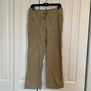 North Face Tan Nylon Pants, 6